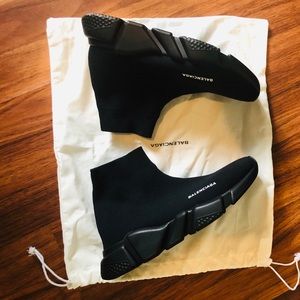 Balenciaga Black/Black Sock Shoe
